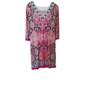 NWOT - Studio One New York Pink Print Dess